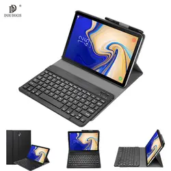 Беспроводной Bluetooth клавиатура Смарт-Обложка для планшета чехол для Samsung Galaxy Tab S4 T830 T835 SM-T835 SM-T835 чехол с карандашница