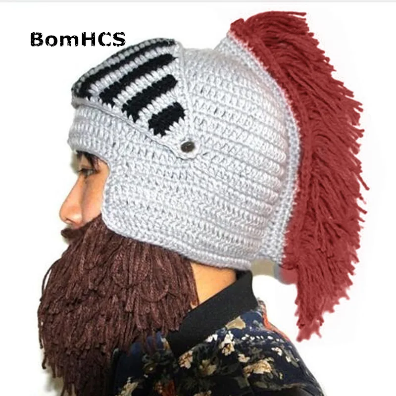 BomHCS Funny Winter Warm Beard Hats 