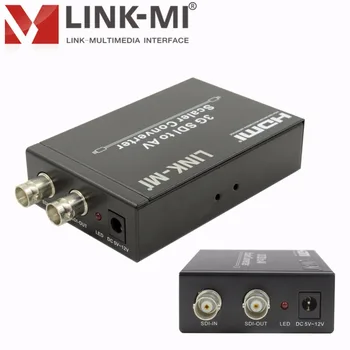 

LINK-MI SAV1 3G/HD/SD SDI to AV/CVBS Scaler Converter Box transmission distances of up to 300M for SD audio output to analog 2CH