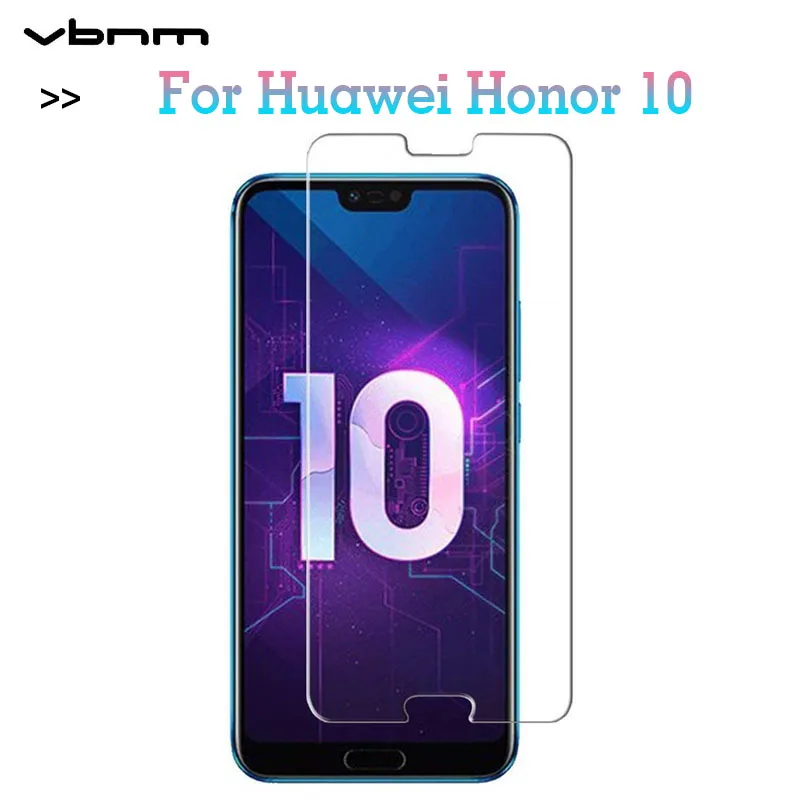 VBNM For Huawei Honor 10 Tempered Glass 9H Premium Screen Protector Anti-Explosion Film 5.84" | Мобильные телефоны и