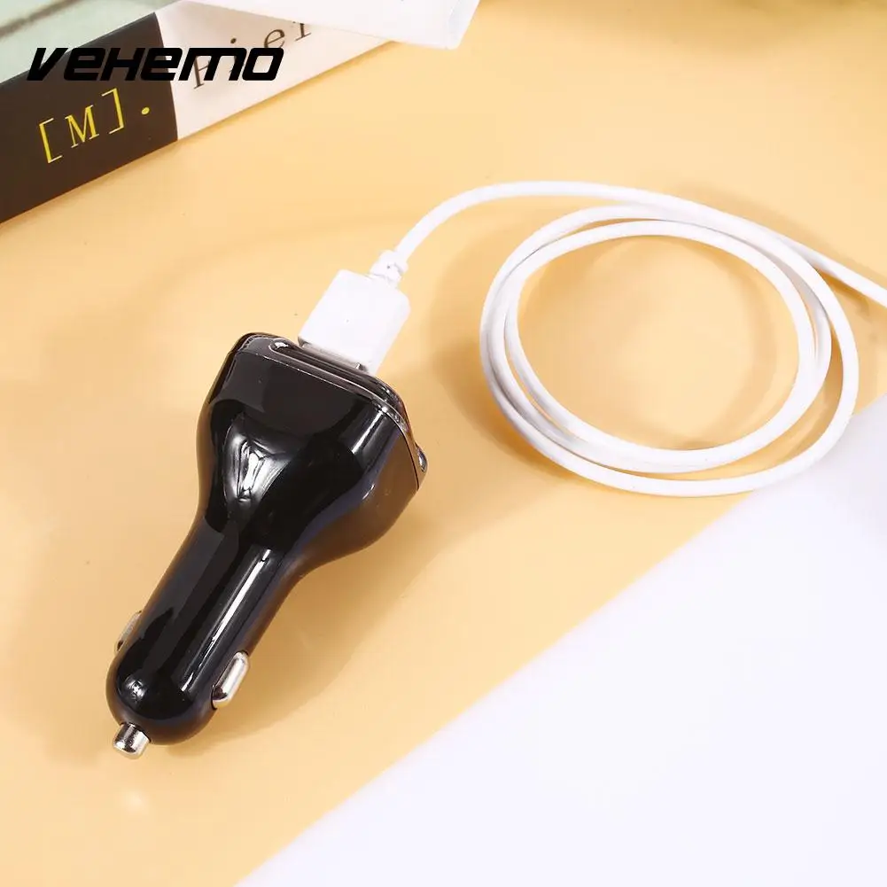 Vehemo 12-24 V Usb-ladegerät Ladeadapter GPS Auto-ladegerät Protable Premium Voltmeter