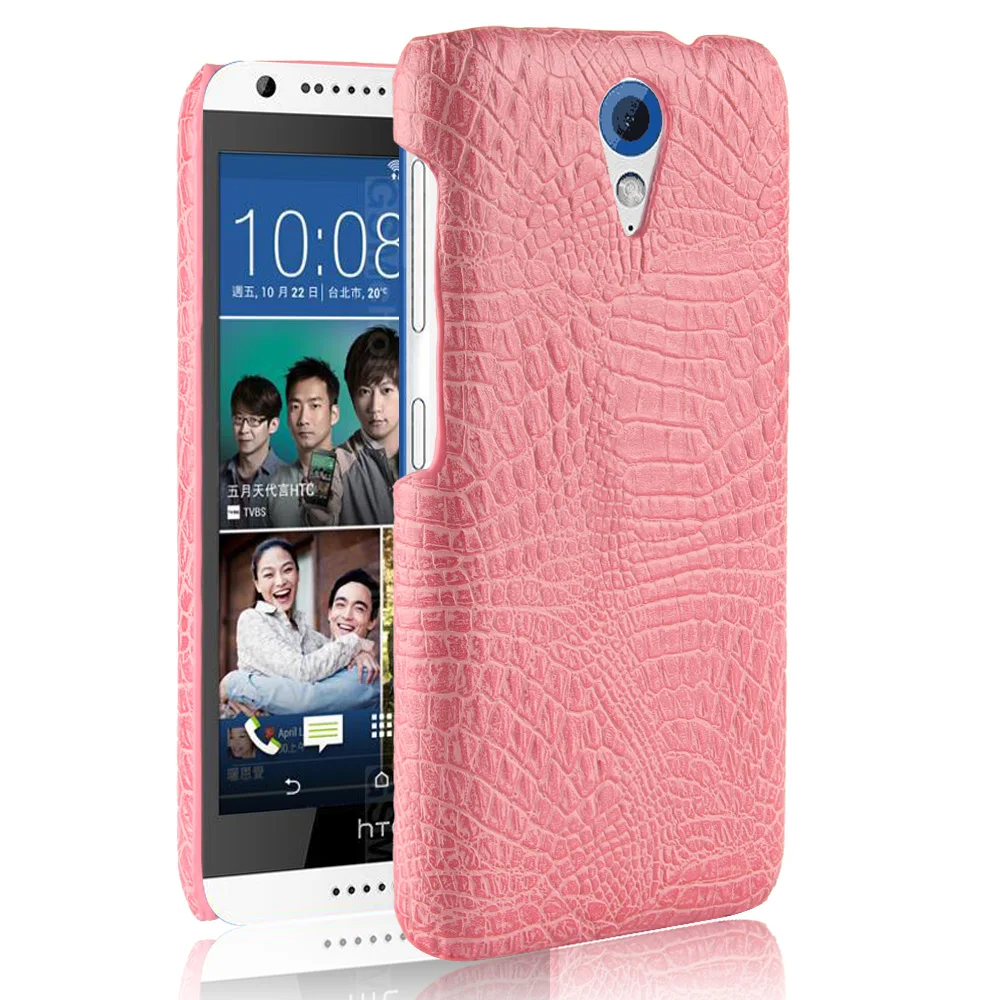 

Luxury Crocodile Pattern leather Case For HTC Desire 620 620G Phone Case Accessories Back Cover For HTC 820 Mini