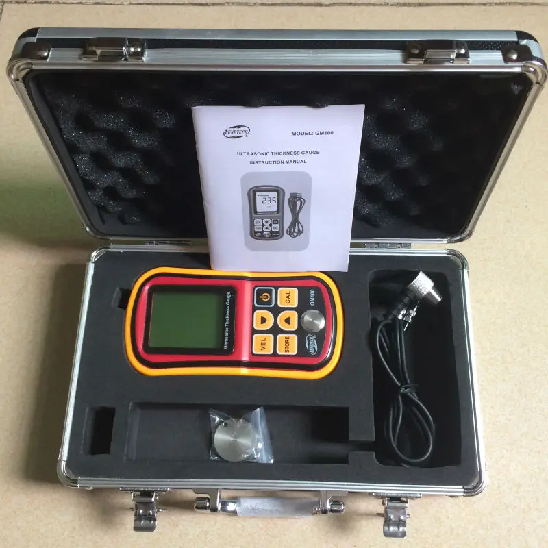 Ultrasonic Thickness Meter Width Measuring Instruments thickness meter width meter GM100 Digital thickness Tester Gauge