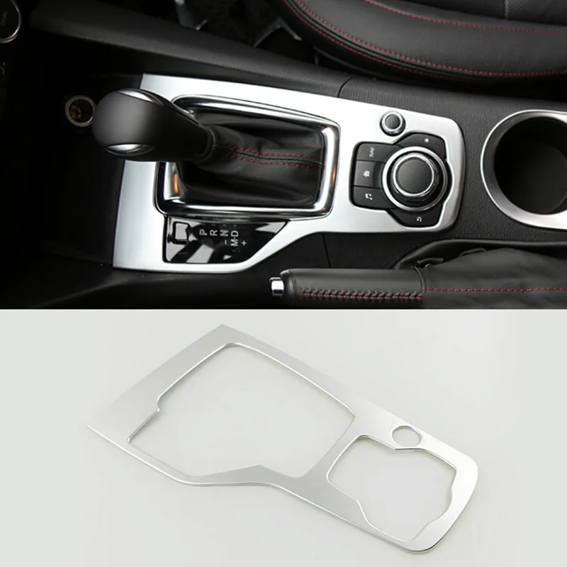 

Auto interior accessories,gear panel decoration cover sticker for Mazda 3 Axela 2014 2015 2016 auto accessories