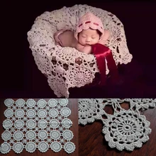 Вязание крючком детские одеяла новорожденный фотографии реквизит, Rosette wrap детский узор вязаный,# P0240