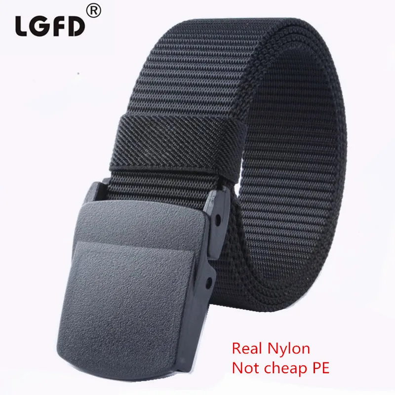 

unisex travel Prevent allergy no metal polyformaldehyde belt no need airport take off camo REAL nylon belt