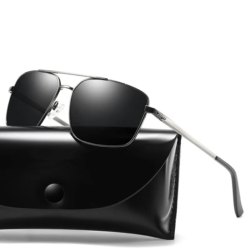 Uv400 Sunglasses For Men Polarized Eyewear Vintage Glasses For Driving Shades Pilot High Quality