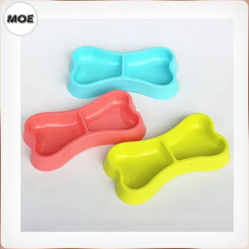 

2017 Bow Shape Cute Design Dual-use Food Water Container For Dog Cat