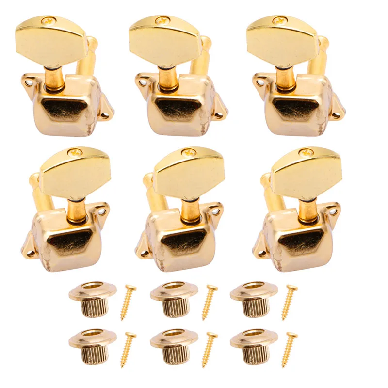 

Acoustic Guitar String Semiclosed Tuning Pegs Tuners Keys Machine Heads 3L3R