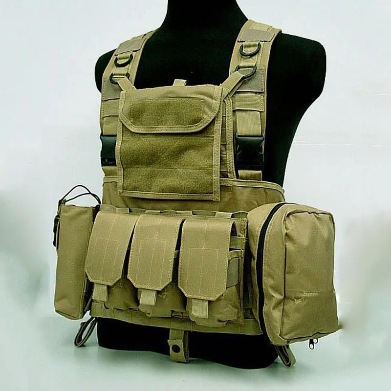 New RRV chest harness tactical military equipment airsoft paintball Camouflage vest tactical