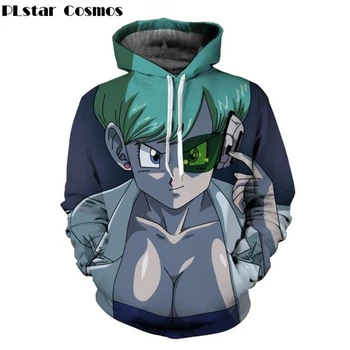 

PLstar Cosmos Classic anime Dragon Ball Z Hoodies Bulma 3D All Over Print Pullover Hoodies Men Women Sportswear casual hoodie