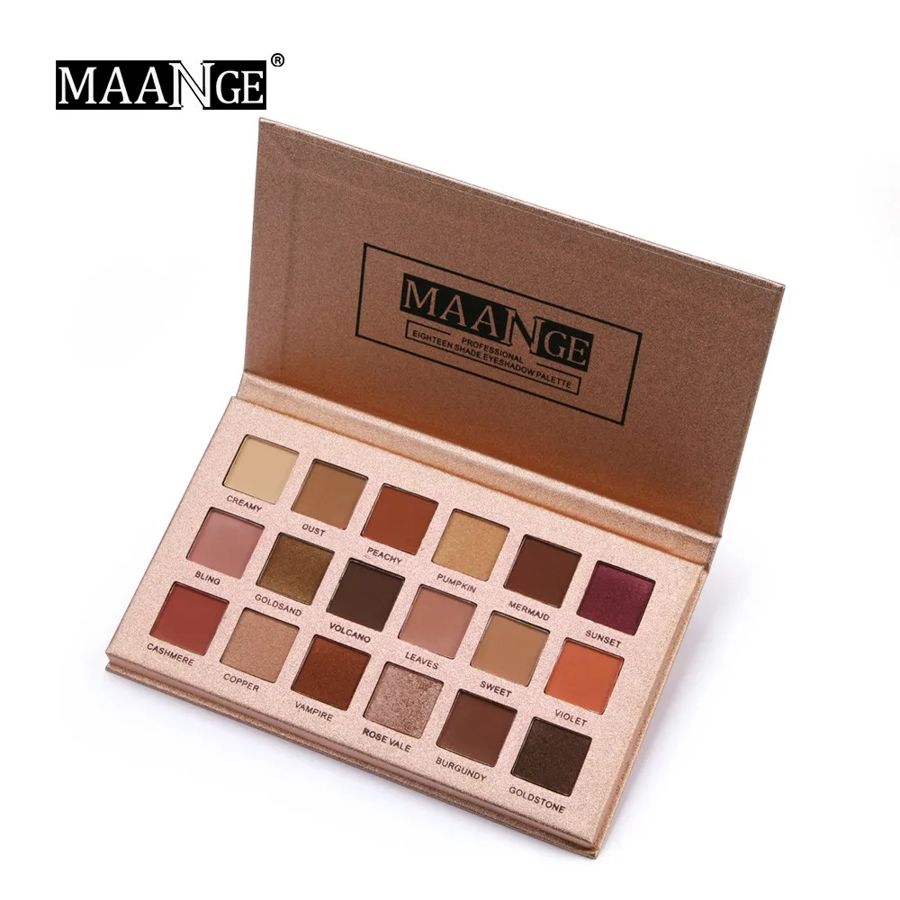 

18 ColorNew Arrival Charming EyeshadowPalette Make up Palette Matte Shimmer Glitte Pigmented Eye Shadow Powder