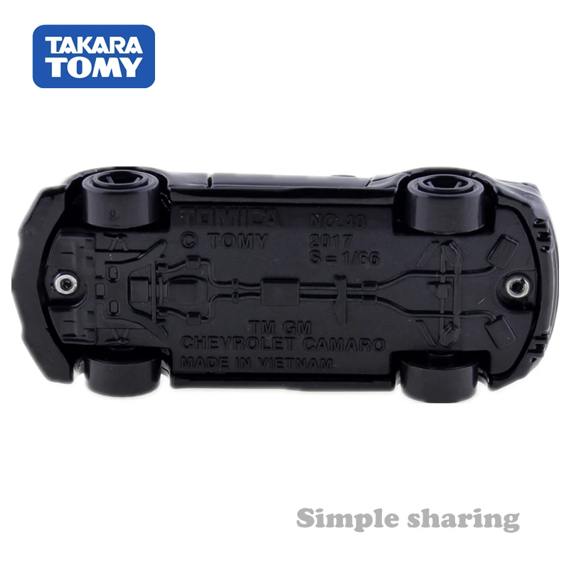 Takara Tomy TOMICA No.40 Chevrolet Camaro Black 1:66 Alien литой набор популярных моделей коллекционные