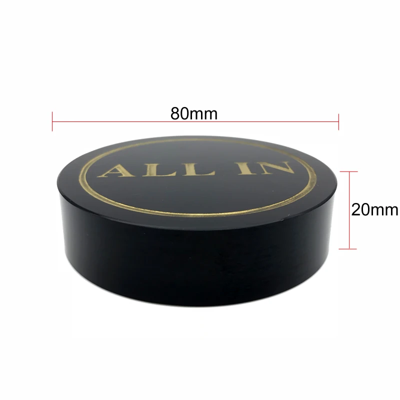 New Baccarat Texas Holdem Crystal Large Stuff Pokerstar ALLIN Button Pressing Poker Cards Chips Guard Chuang Card Chips qenueson