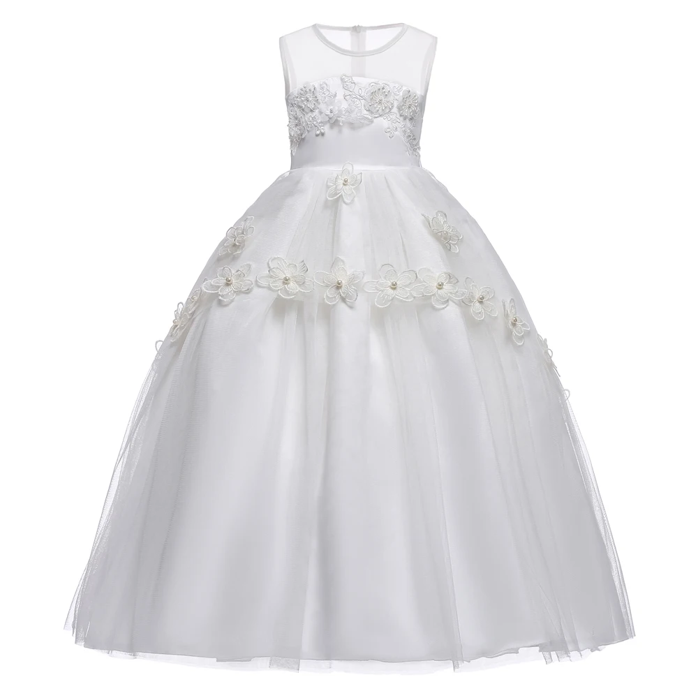 2018 Summer Kids Dresses For Girls Wedding Mesh Princess Dress Ball Gown Girls Dress цена 2018 Summer Kids Dresses For Girls Wedding Mesh Princess Dress Ball Gown Girls Dress цены онлайн