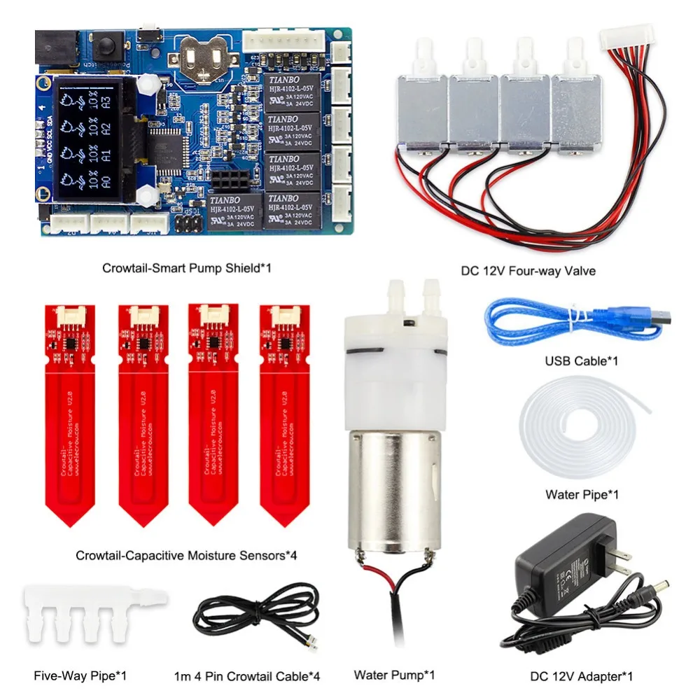 Elecrow automático inteligente planta rega kit para