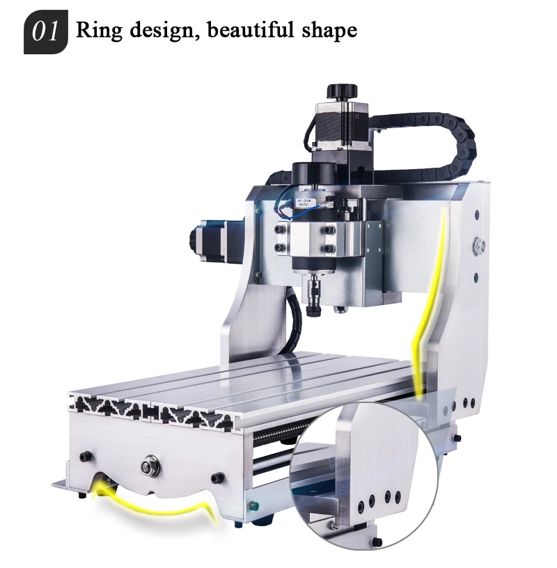 ЧПУ 4030T-D300 4 оси мини ЧПУ маршрутизатор граверный фрезерный станок USB порт с трапециевидный винт