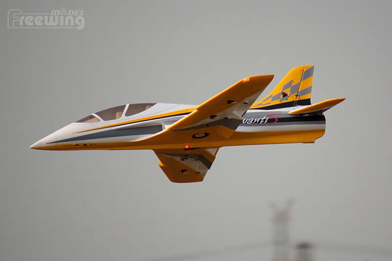 Модель радиоуправляемого самолета Freewing New EPO RC Plane Avanti S 80 мм EDF Jet plane металлический