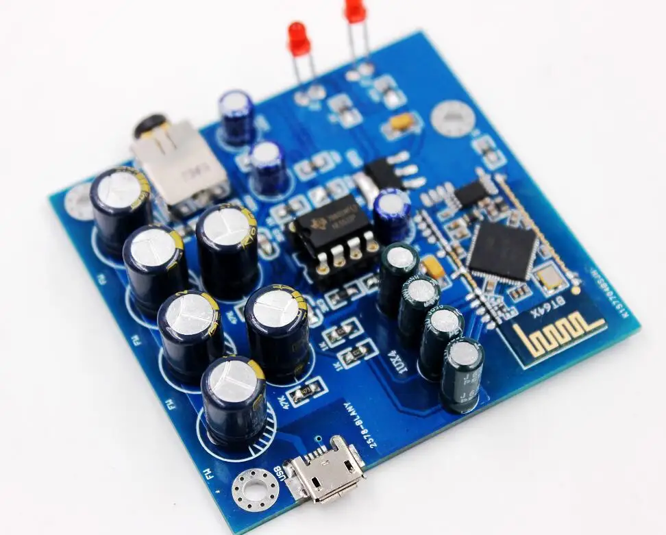 CSR64215 Bluetooth 4 2 APTX аудио приемник беспроводной адаптер HIFI с Op amp NE5532 3 5 мм для
