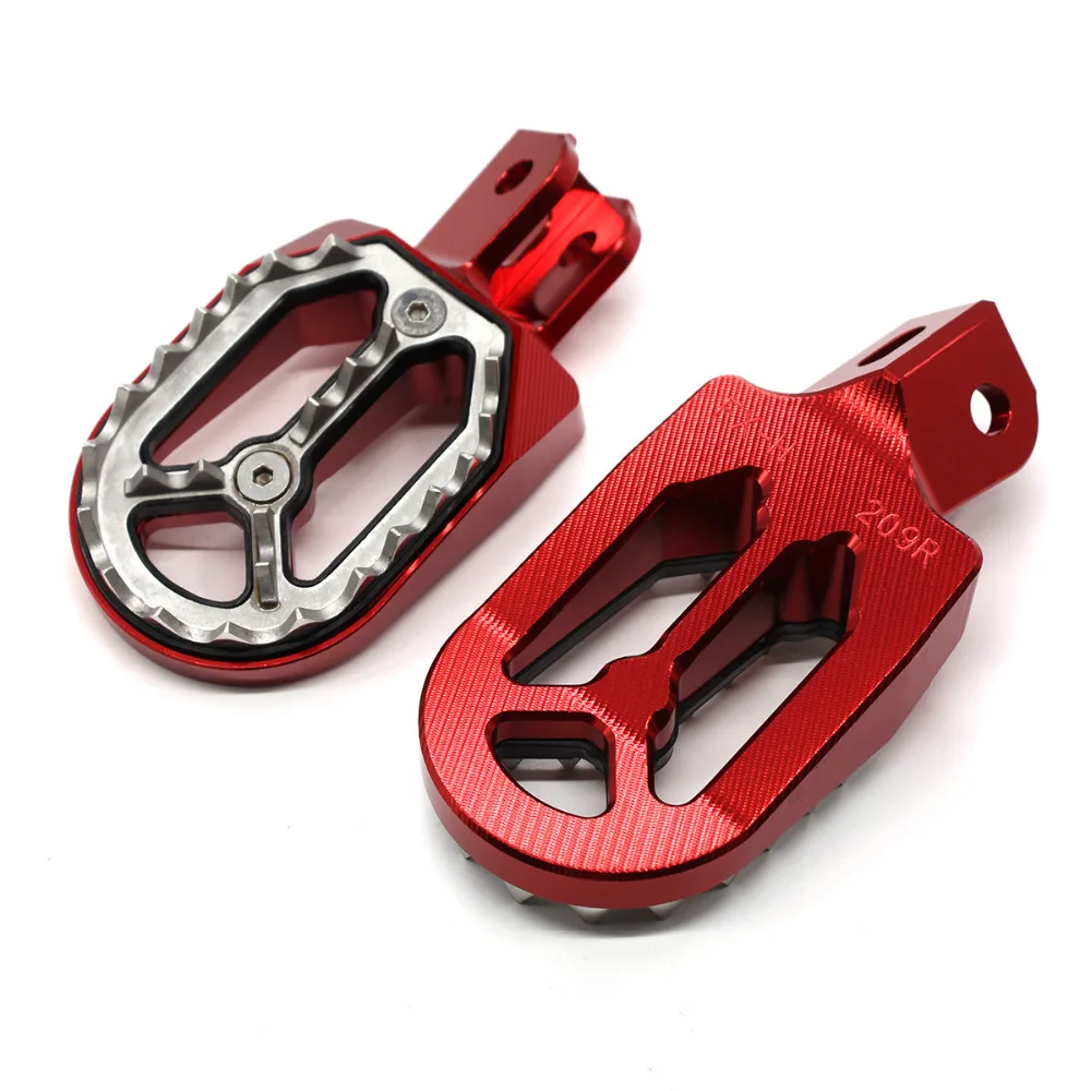 Aluminum CNC Motocross Dirt Pit Bike Foot Peg Pedal Footpegs Footrest For Honda CRF230 CRF230F CRF 230 2003 - 2017 2004 2005