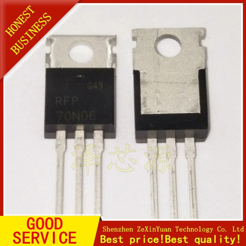 

5PCS/LOT RFP70N06 70N06 60V 70A TO-220 NEW
