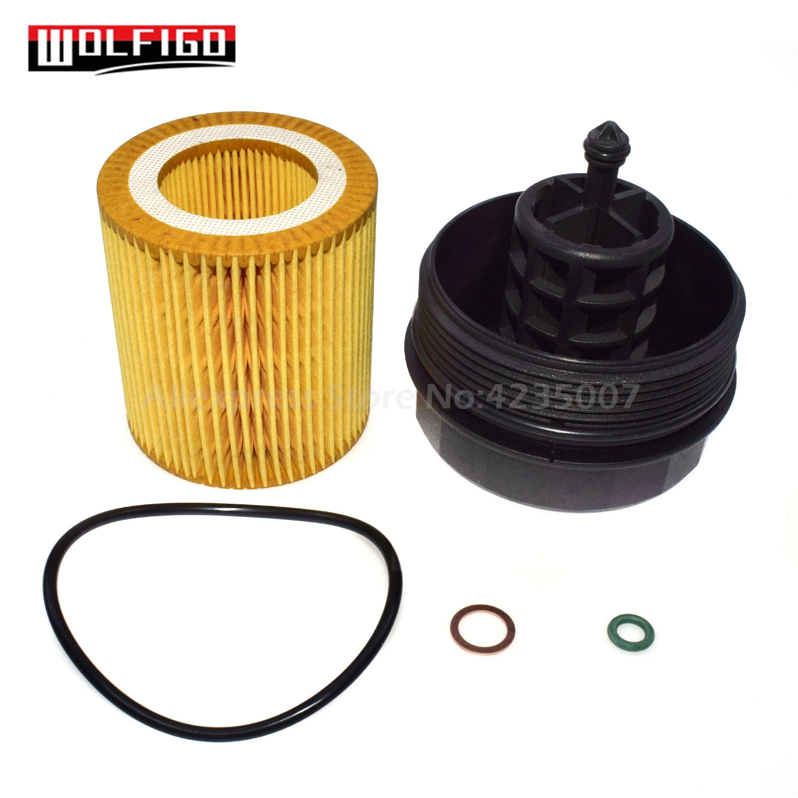 Масляный фильтр WOLFIGO Крышка корпуса с фильтром для BMW E60 E90 E92 F10 E82 E83 E70 F01 F20 F25 | Масляные фильтры -33037591468