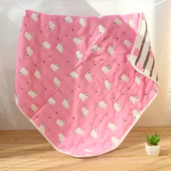 

Hot Newborns Baby Bedding Blanket 6 Layers Gauze Cotton Newborn Swaddle Stroller Wrap Summer Infant Receiving Blanket Bath Towel