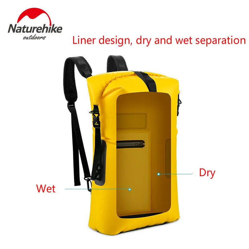 Naturehike Новое поступление ТПУ плечи сухой и влажной разделения сумка для серфинга может использовать для водонепроницаемой сумки пляжная
