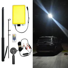 Уличный светодиодный рабочий светильник, перезаряжаемый кемпинговый тент, Портативный Телескопический светильник, Точечный светильник cob, поисковый светильник, может изменить цвет