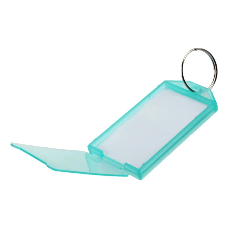 25 шт. Многоцветный Пластиковый Ключ ID бирки w расцепляющийся брелок для ключей