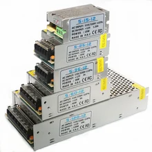 1А, 2А, 3А, 5А, 10А, 12В, переключатель питания, светодиодные полосы, световые струны, лента, веревка, лента, светодиодный адаптер питания, алюминиевый металлический материал