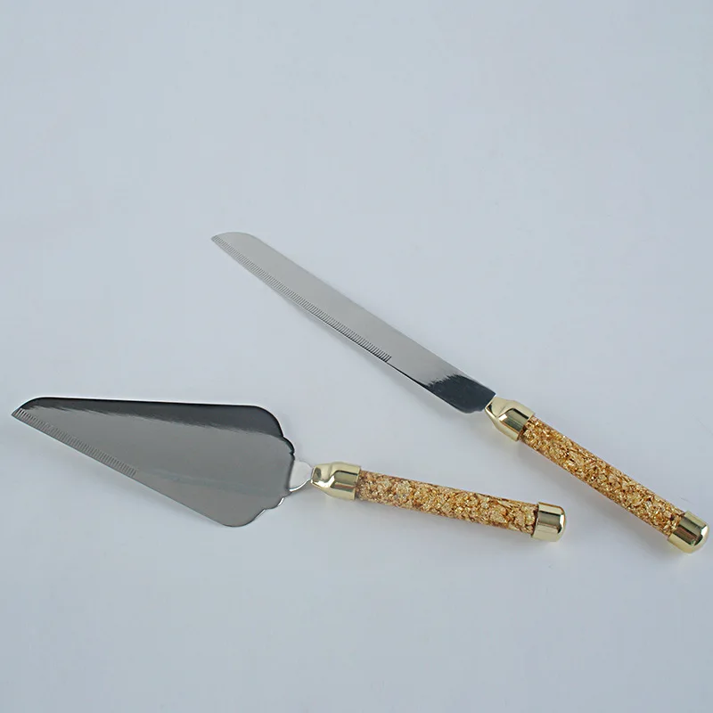 Gold Foil Paper Decorated Handle  (2)
