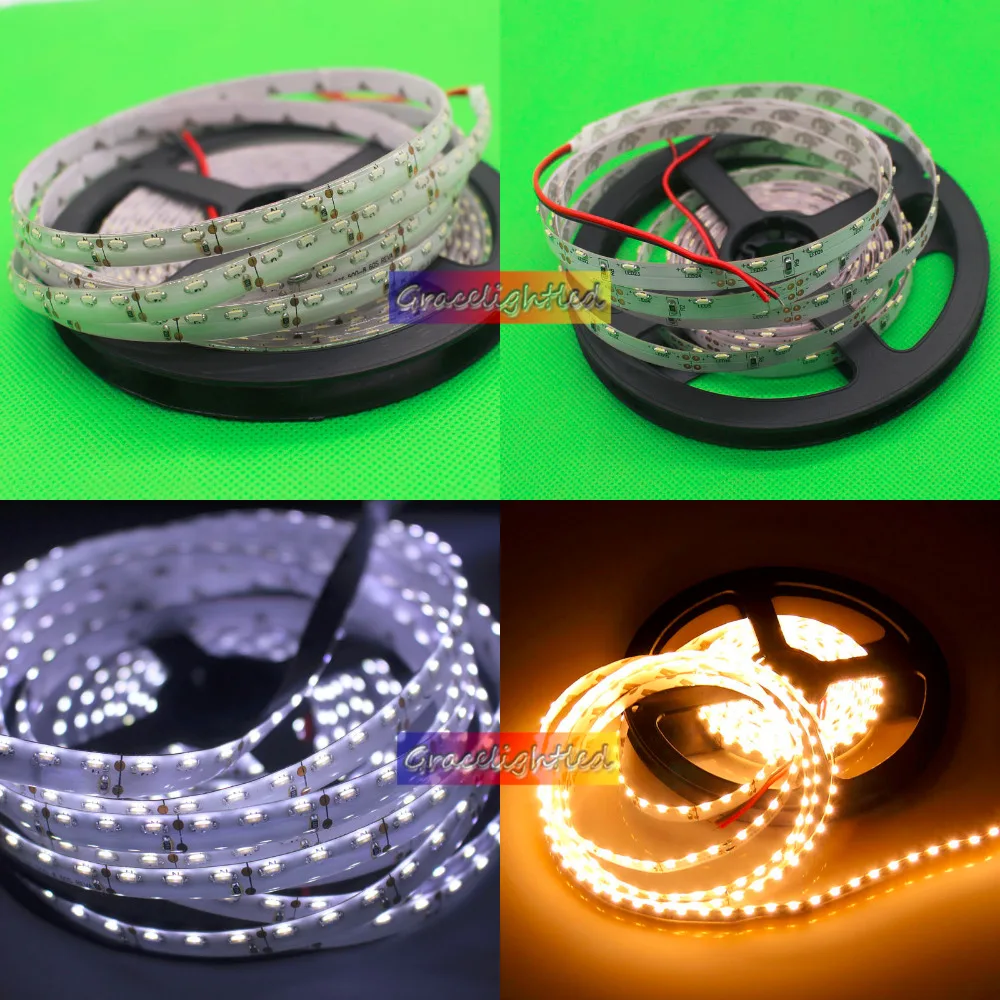 Холодный белый/теплый белый 5 м 335 SMD 300 600 светодиодный светильник с боковым