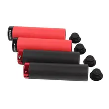 Высококачественная силиконовая рукоятка для велосипеда с замком, ручки для горного велосипеда, ручки для руля велосипеда черного и красного цвета