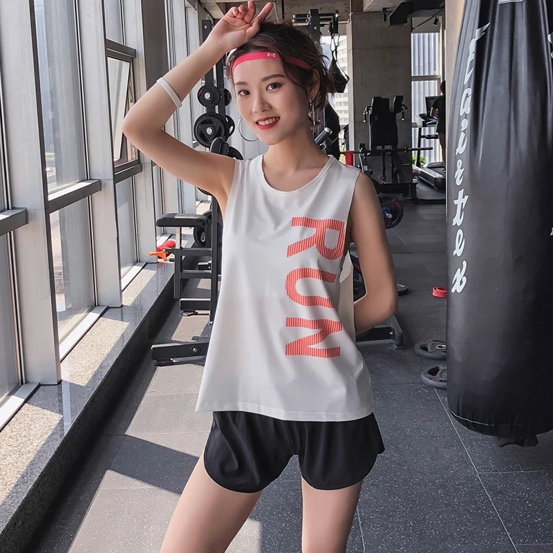 

2019 summer sports women wire gym vest quick dry shockproof yoga running vest workout sports fitness tops fitness sportswewar