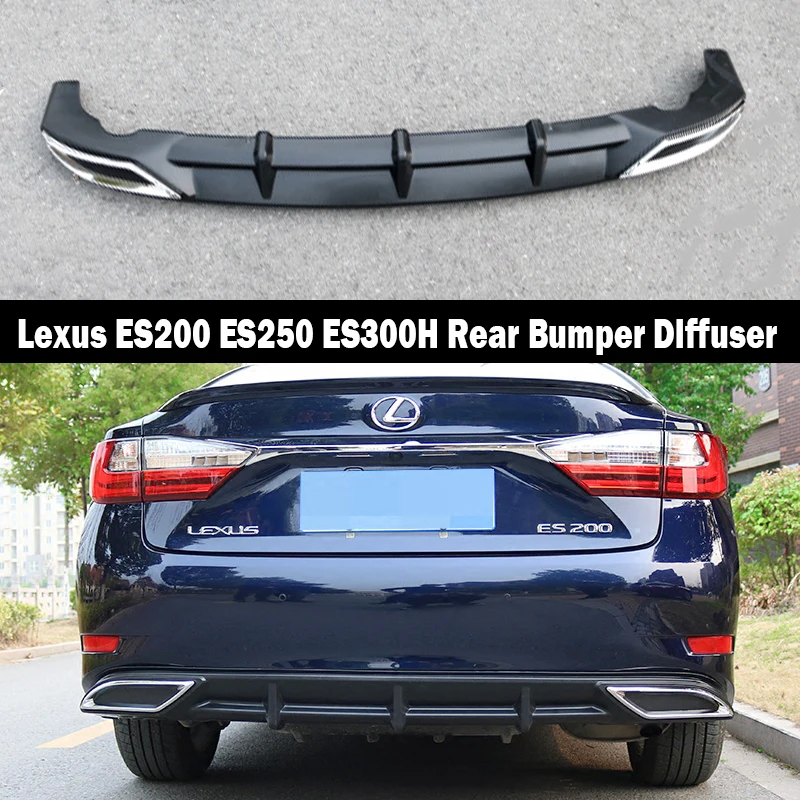 Для Lexus ES200 ES250 ES300H 2013 2017 задний бампер диффузор бамперы защита для губ
