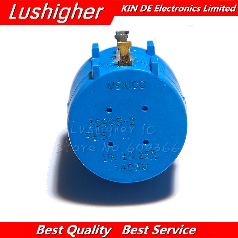 1pcs 3590S 1K 2K 5K 10K 20K 50K 100K Ohm Precision Potentiometer Adjustable Resistor 3590 102 103 502 103 203 503 104