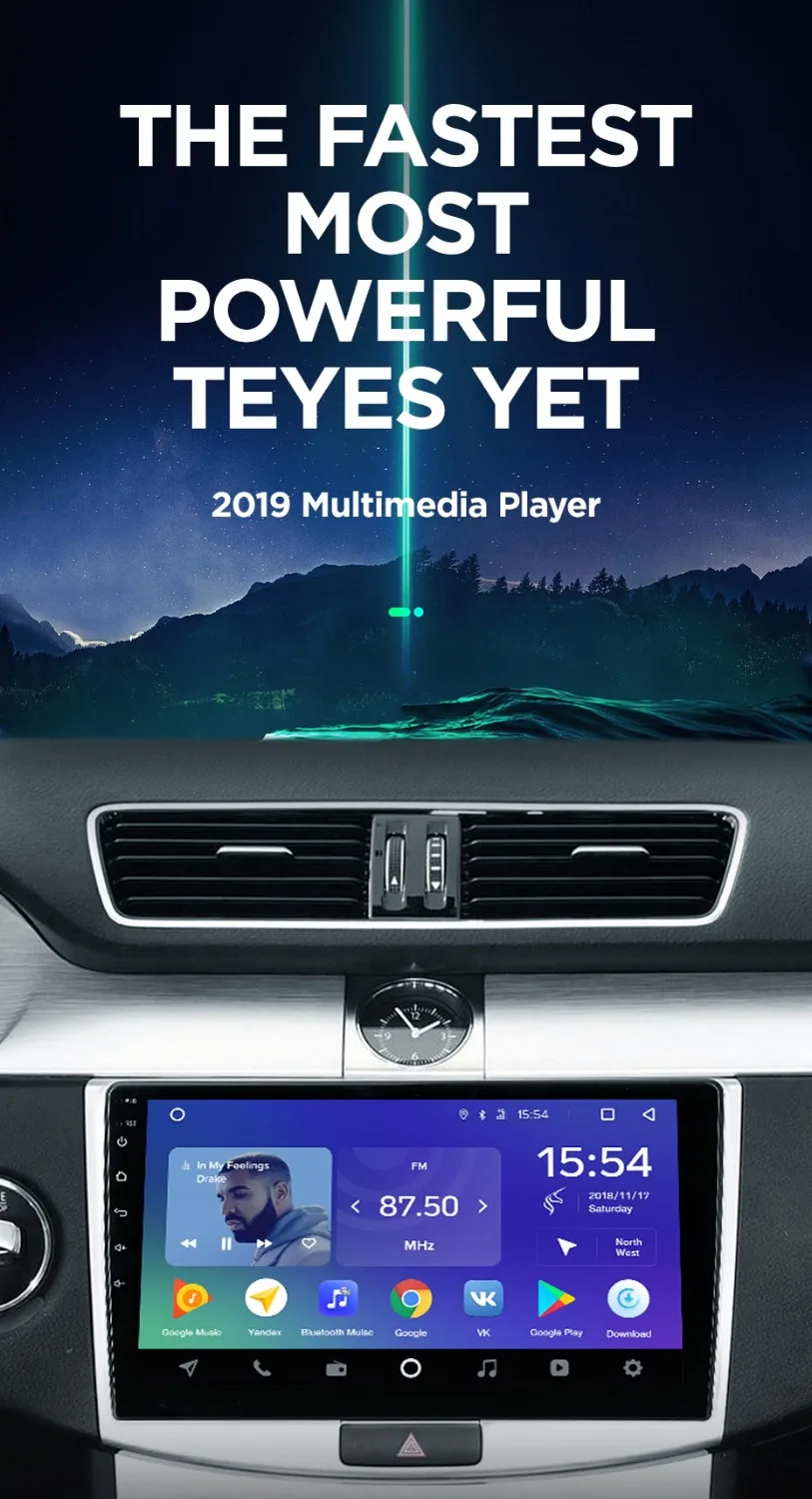 Best TEYES SPRO For Volkswagen Passat 7 B7 2010 2011 2012 2013 2014 2015 Car Radio Multimedia Video Player Navigation GPS Android 8.1 5