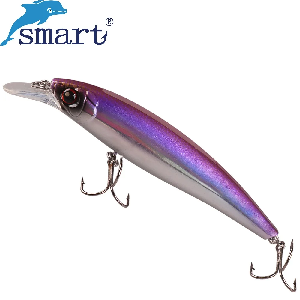 

SMAT Minnow Floating(2.5m) 115mm 27g Hard Bait Fishing LureTreble Hook Isca Artificial Para Pesca Leurre Souple Peche Mouche