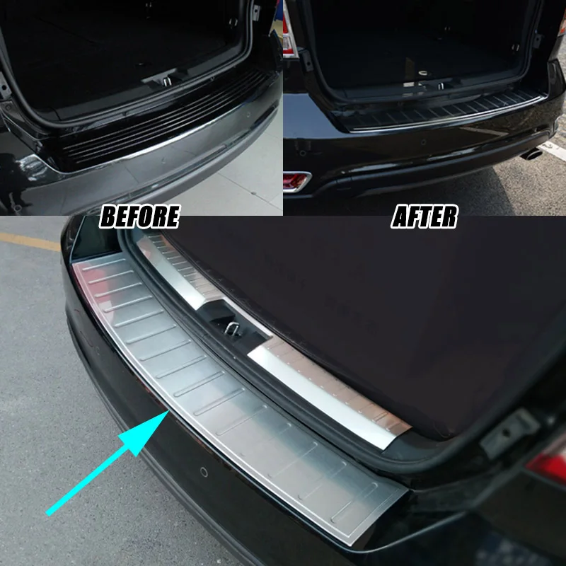 Для Dodge путешествие Fiat Freemont 2009- 2010 2011 2012 2013 Задний бампер протектор шаг Панель загрузки чехол накладка комплект стайлинга автомобилей
