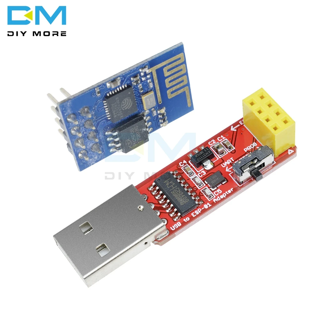 CH340 USB к ESP8266 серийный ESP-01 ESP-01S ESP01 ESP01S беспроводной Wifi разработчик плата модуль для Arduino программист адаптер