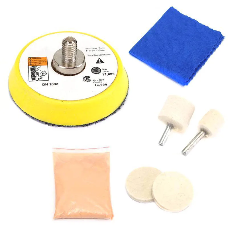 1 Set Car Glass Polishing Kit Windscreen Window Scratches Remover Auto