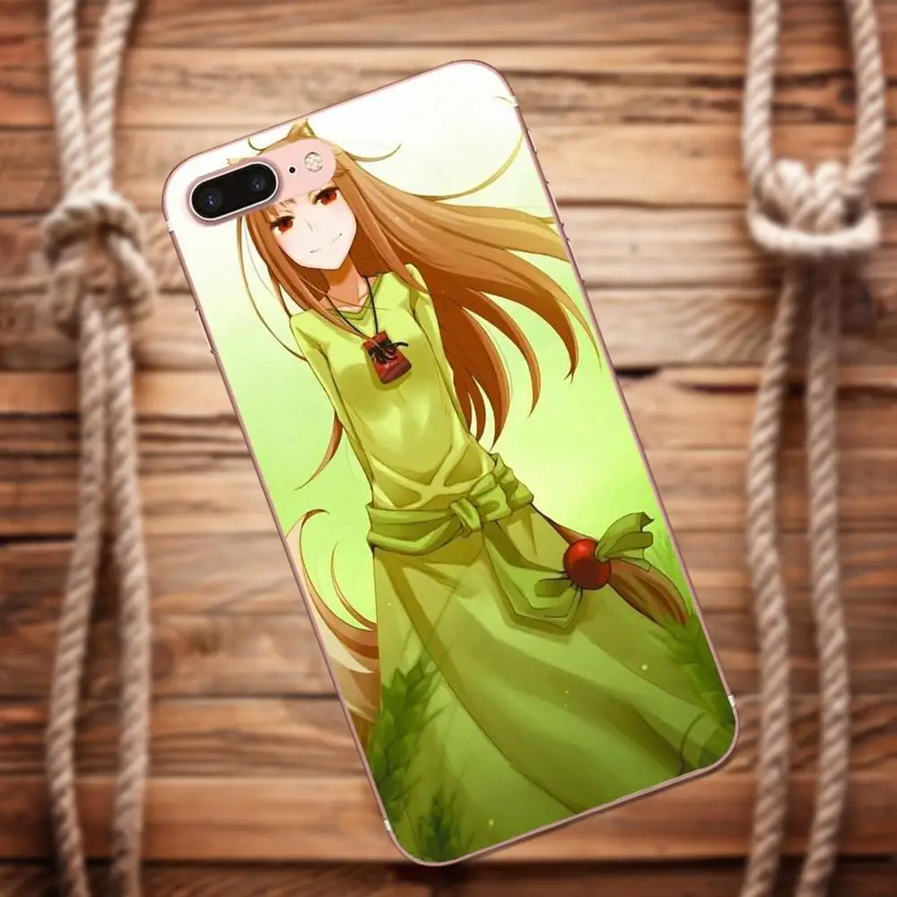 Мягкий чехол для мобильного телефона Vvcqod Spice And Wolf Holo Xiao mi Red 5 4A 3 3S Pro 4 4i 5S Max x 2 Note