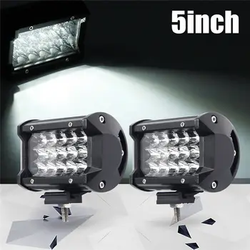

2PCS Car Foggy Lights IP67 Waterproof For 12V 24V Vehicles Auto Back Light LED Driving Work Light White LED Chips Spotlight