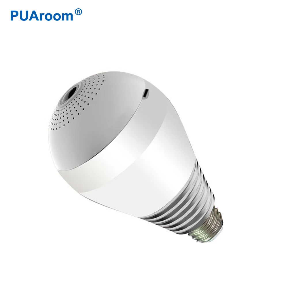 PUAroom 1080 P HD лампочки Беспроводной Wi-Fi ip-безопасности Камера