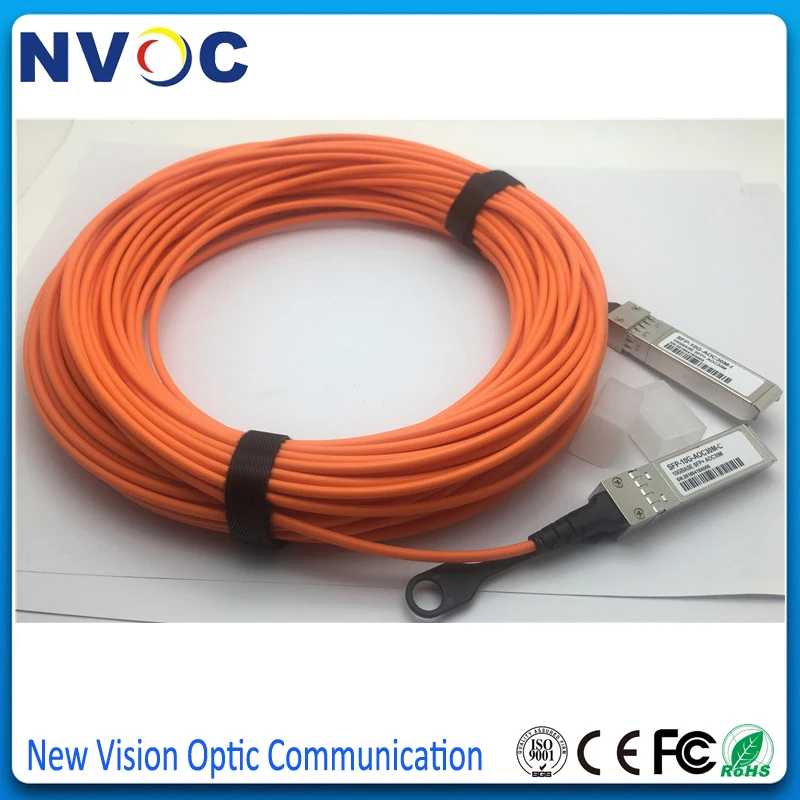 10 Гбит/с SFP + 20 м (60 футов) кабель OM2 активный оптический AOC совместимый с различными