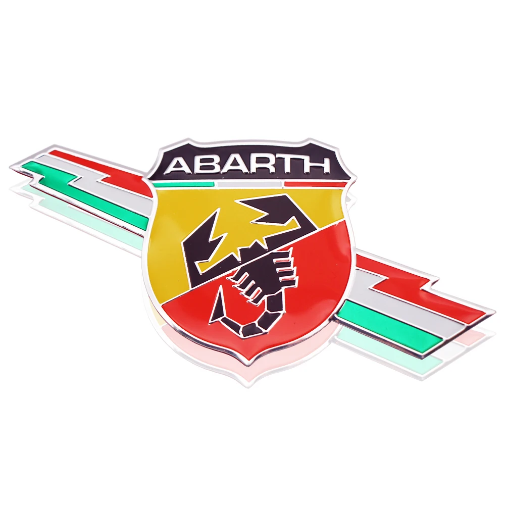 1 шт. 3D металлический алюминиевый Скорпион Abarth клейкая Эмблема Наклейка для Fiat Viaggio Abarth Punto 124 125 500 стайлинга автомобилей