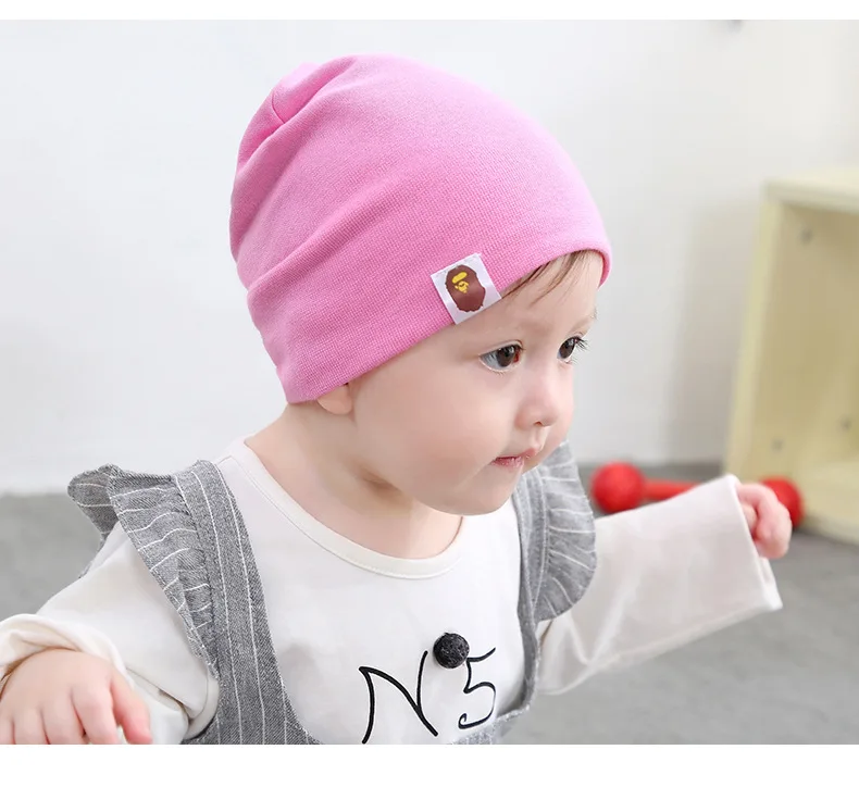 10pcs/lot Children's knit hat head outdoor autumn and winter children's hat wild models headgear men and women baby winter hat