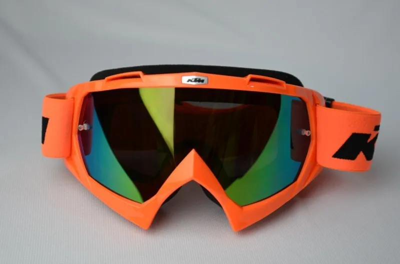 2015 new KTM motocross motorcycle goggles glasses goggles orange rainbow UV PC Lensin