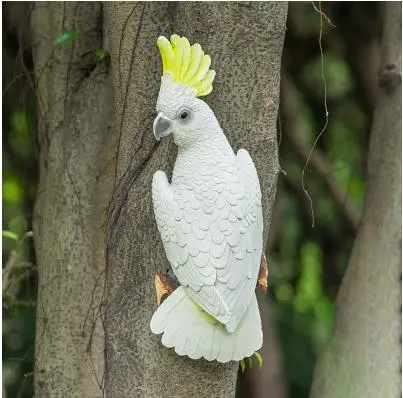 Настенные украшения попугай ремесла, креативное домашнее украшение птицы